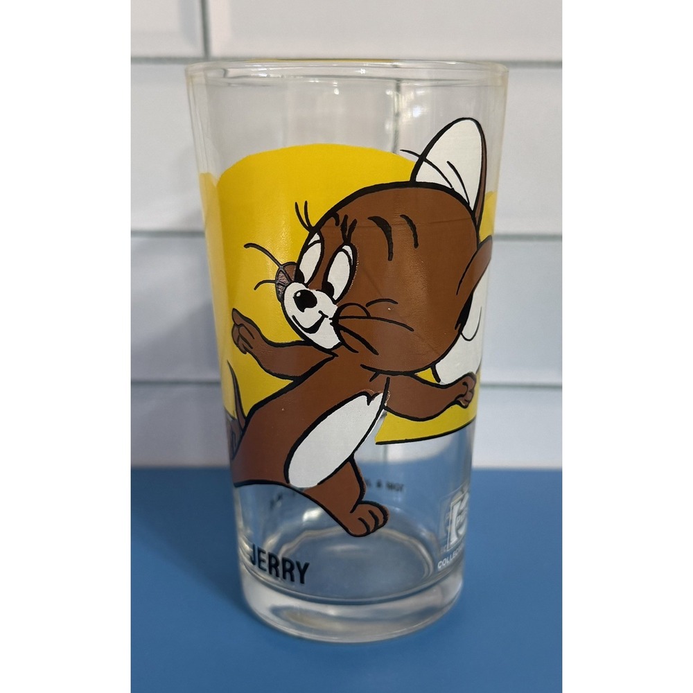 Pepsi Collector Series Tom and Jerry Jerry Drinking Glass, 1975